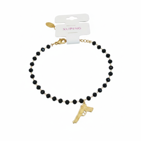 Pistol Charm Bracelet