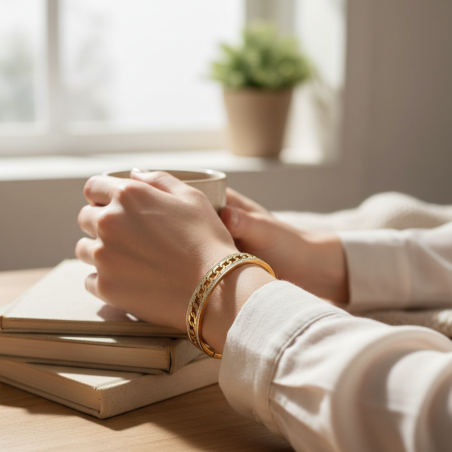 Golden Chain Bangle 2