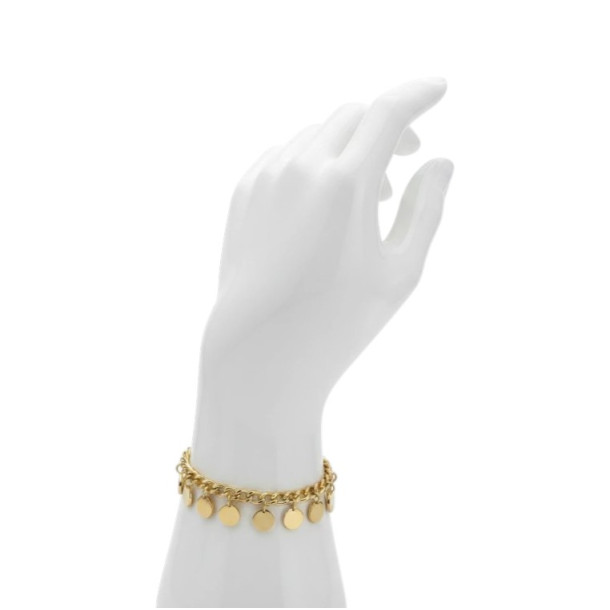 Goldene Plättchen Armband