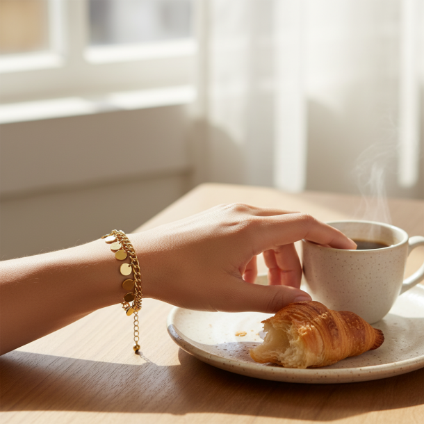 Golden Discs Bracelet