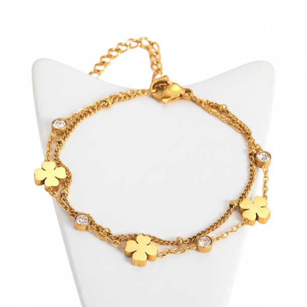 Armband Glücksklee