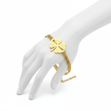 Kleeblatt Armband