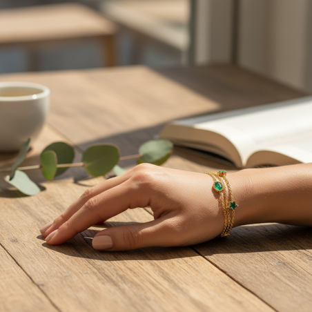 Smaragd Armband
