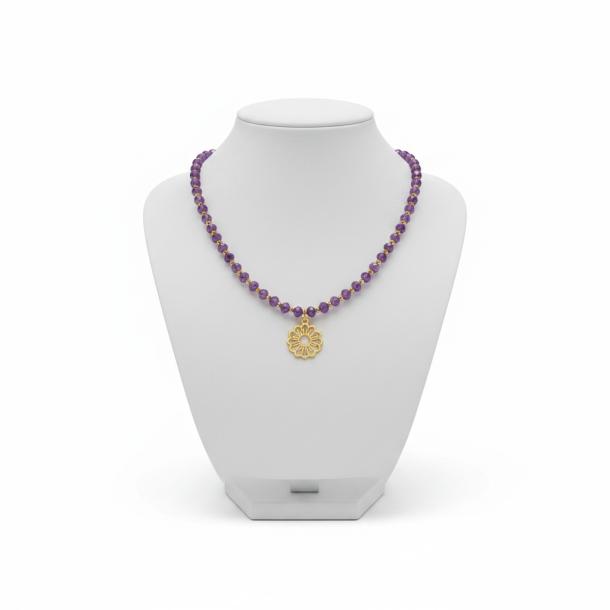 Amethyst Aura Necklace