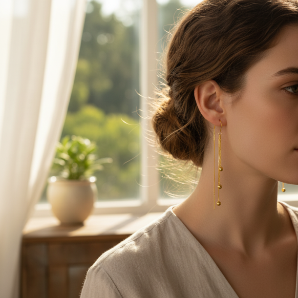 Dalia Threader Earrings
