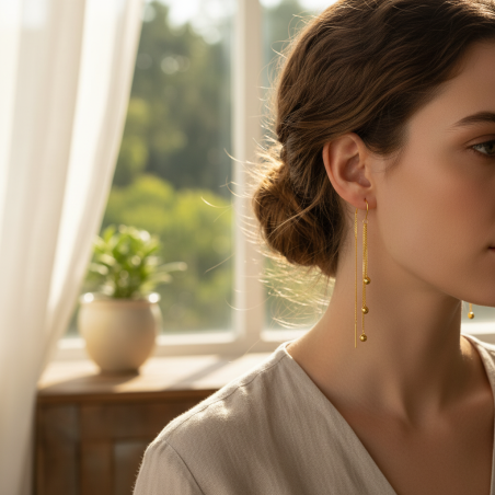 Dalia Threader Earrings