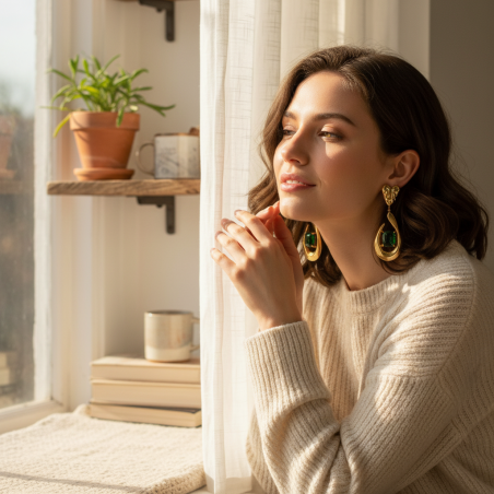 Glamour Heart Earrings
