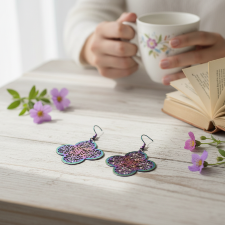 Aura Iridescent Earrings 2