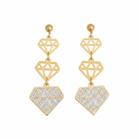 Diamond Drop Earrings