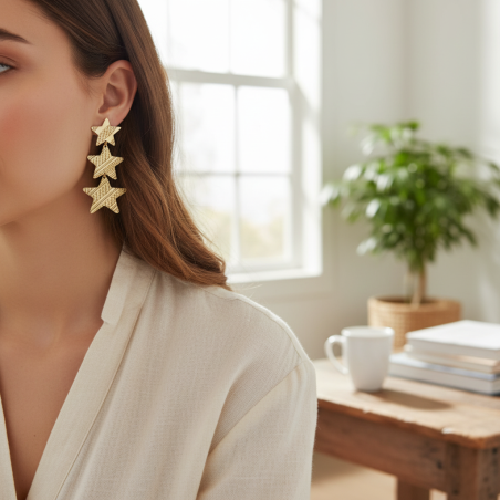 Stella Star Dangle Earrings 2
