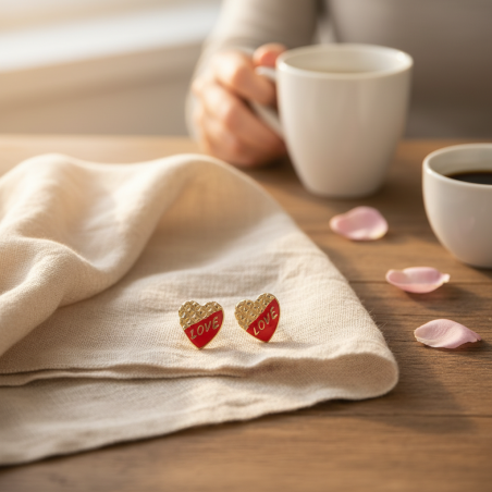 Love Heart Studs 2
